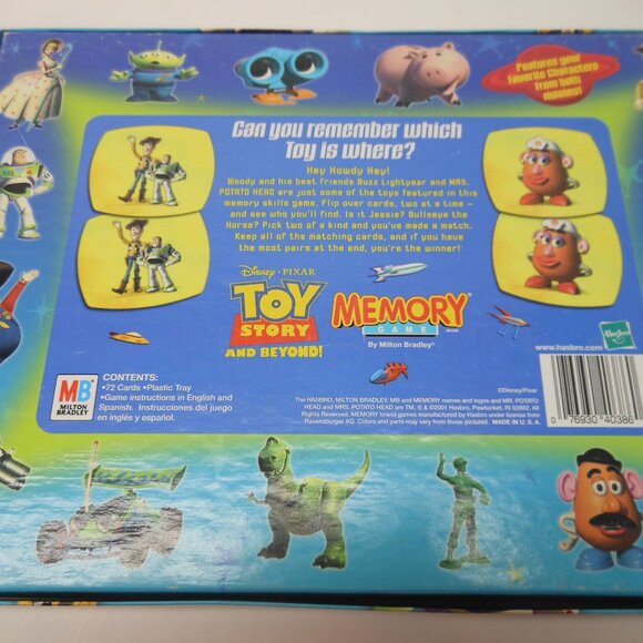 2001 Toy Story & Beyond Memory Game by Milton Bradley Complete! - Picture 3 of 9